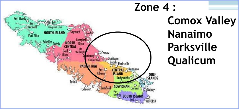 PCMCA zone 4 map