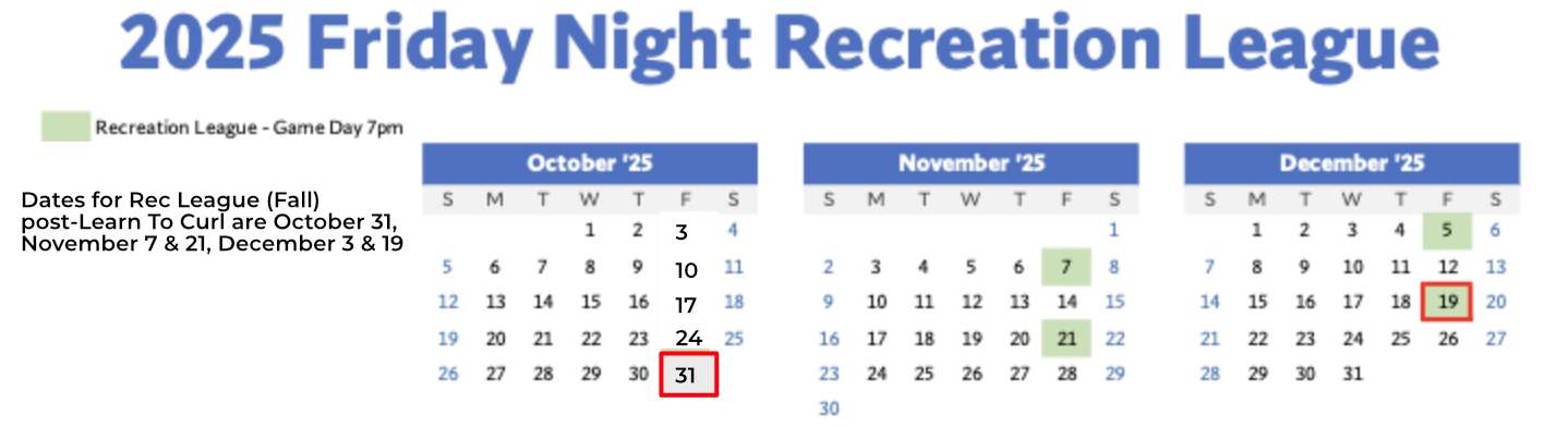LTC Rec League Cal