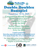 Double Doubles bonspiel poster